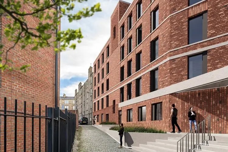 Developers have obtained planning permission for this 134 bed student residence in Dalry.